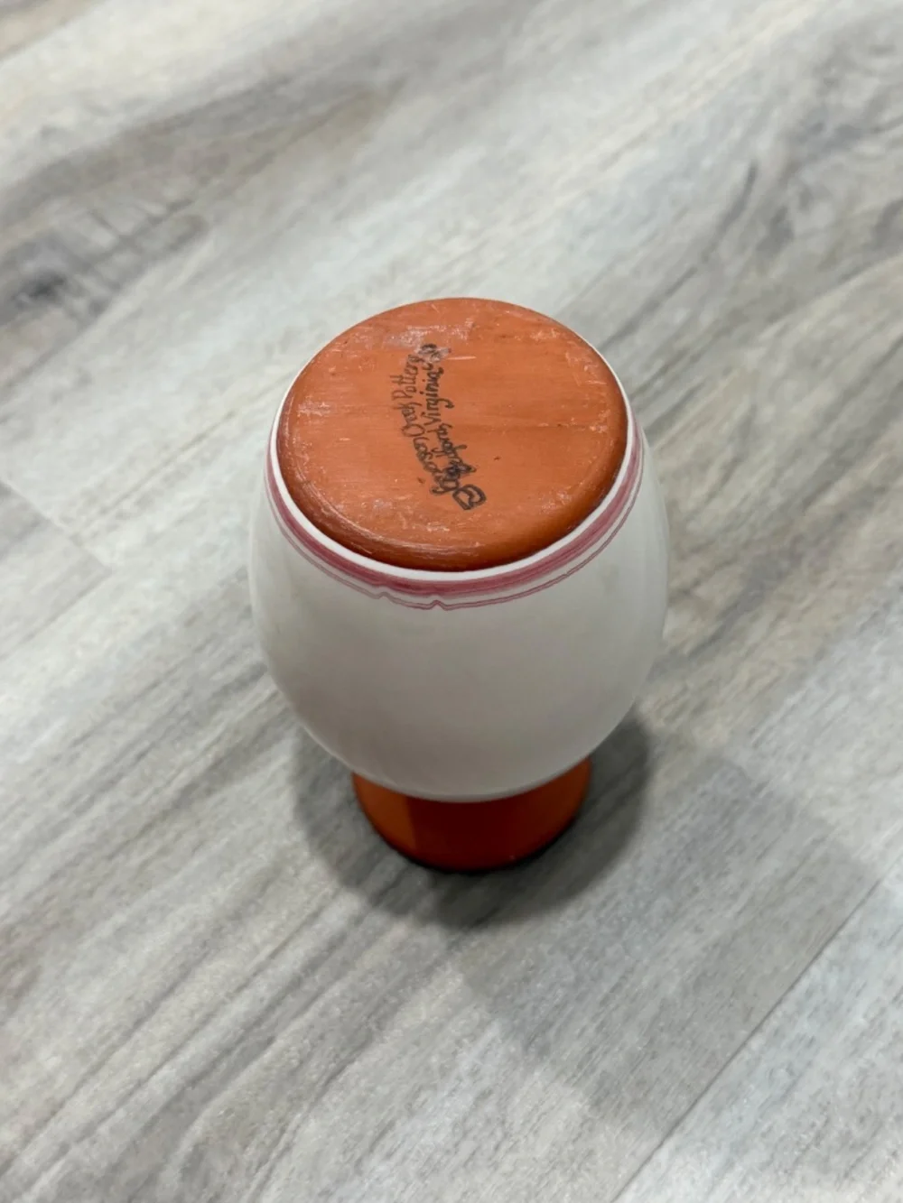 Vintage Emerson Creek Pottery Floral Bud Vase